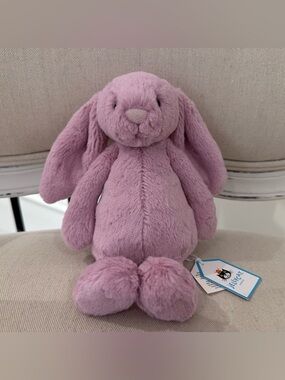 Retired Little Bashful Tulip Pink Bunny Authentic NWT